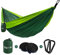 Glymnis Hängematte Ultraleicht Outdoor Reisehängematte Reise Hammock mit Aufhängeseilen und Stahlkarabinern Tragkraft bis 300 kg
