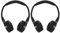Yctze Cuffie stereo a infrarossi a 2 canali con audio stereo Cuffie per auto Poggiatesta DVD per cuffie Cuffie senza fili Cuffie a infrarossi Cuffie a infrarossi Cuffie senza fili Cuffie a 2 canali