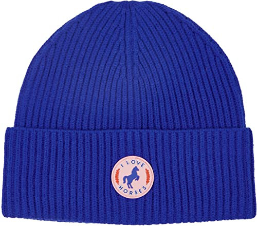 Die Spiegelburg - Mütze, royal Blue (one Size), I Love Horses, 17969
