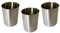 Barattolo in acciaio inox, 450 ml, per bioetanolo, bioalcool, combustibile, serbatoio da tavolo, variante: 3 contenitori da 450 ml