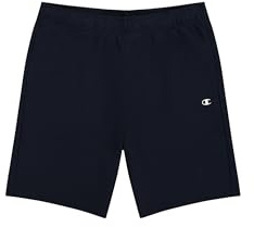 Champion Herren Legacy Basics - Powerblend Terry Bermuda Shorts, Marineblau, XXL EU