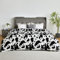 softan Fleece Decke, schwarz weiße Kuh Print Wurfdecke, Fuzzy Leichte Super Weiche Mikrofaser Flanell Decken für Couch, Bett, Sofa, Luxurious Warm und Gemütlich für alle Jahreszeiten, 228cm×274cm