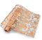 Hejo Tischläufer Rosegold, 28cm × 5m Glänzend Rosegold Tischband, Wiederverwendbar Dekostoff für Familientisch, Hochzeit, Weihnachten Ostern（Rosegold）