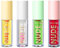 LOPHE Professional Makeup Gloss Huile à Lèvres Oil Lip Drip, 4PCS Gloss Repulpant Levres Plumping Lip Gloss Tinted Lip Balm Adaptée aux Lèvres des Femmes Hydratante et Durabl ( 4 Couleurs)