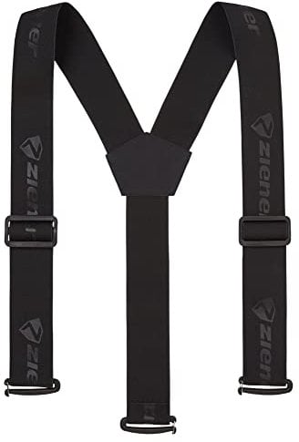 Ziener Braces Teamwear Schwarz - Abnehmbarer elastischer Hosenträger, Größe M - Farbe Black