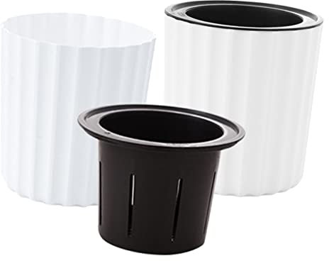 BESPORTBLE 2stücke Selbstbewässernde Blumentöpfe Kunststoff Pflanzer Mit Wasserspeicher Dekorative Blumentöpfe Für Zimmerpflanzen Für Sukkulenten Und Violette Pflegeleicht Und Langlebig