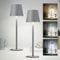 Faithorse Rechargeable Lamp Cordless Table Lamp, 2 Pack Battery Operated Lamps 5200mAh IP54 Waterproof Wireless Lamp with 3-Color Modes Touch Control Night Light for Bedroom(Grey)