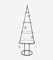Albero di Natale Stilizzato in Metallo Nero