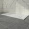 Aquariss SMC Slate Effect Shower Enclosure Tray 1700x900mm Rectangular Wetroom Shower Base White