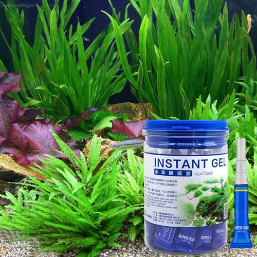 Aquarium Glue, Aquarium Glue Safe And Quick-Drying Aquascapes Water Plant Glue For Corals Instant Glue For Plants Moss Coral
