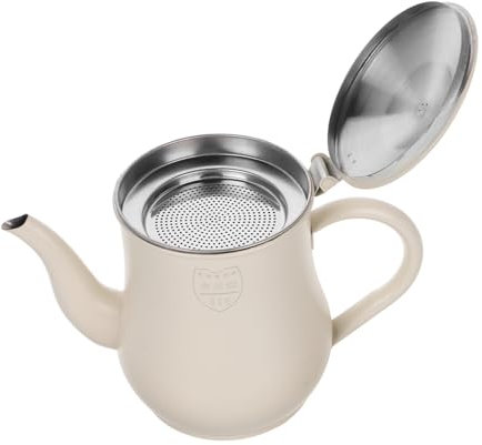 OFFSCH Filtro Aceite Acero Inoxidable Con Colador Malla Fina Olla Grasa Cocina Resistente Jarra Filtro Drenaje Aceite Para Uso Doméstico