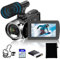 Weochi Videocamera Ultra HD 4K 48MP Registratore Fotocamera Digitale per YouTube TikTok 3 Pollici Rotazione Display 270 Gradi 18X Zoom Vlogging Videocamere per Bambini