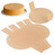 UTHCLO 100 Sheets Sourdough Parchment Paper for Dutch Oven Silicone Paper Precut Parchment Paper Baking Parchment Pie Parchment Paper Liners Light Brown