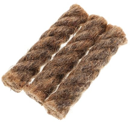 Notfall-feuerseil Aus Jute 3-teilig Camping-Seil Manuelles Zündwerkzeug Für Outdoor-aktivitäten Wandern Camping