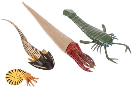 TOYANDONA Meerestiere Modellspielzeug Für Kinder PVC Marine Ebene Simulation Figuren 4 Stück Lebensecht Bunt Pädagogisch Und Dekorativ