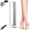 Footglow, Fussweich, Fuss Weich 2.0, Fußpflege, Pediküre Fußfeile, mit 60 PCS Ersatzschleifpapier füR Frauen & MäNner Tote Rissige Harte Haut (Silber)