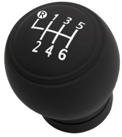 CUEMOON Abdeckung für Schaltknauf für Auto, 6 Gänge, schwarz, aus elastischem Gummi, rutschfest, universell, wasserdicht, für Pkw, Van, Lkw, Quad