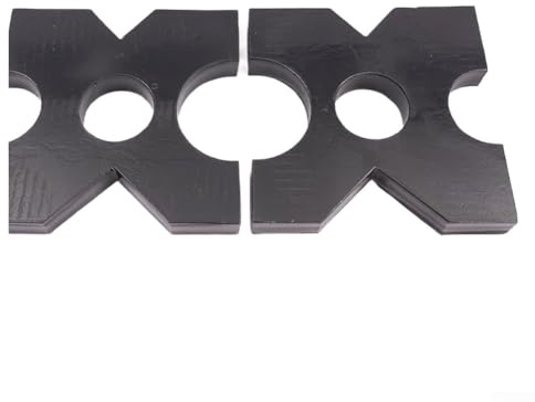 Hydraulische Werkstatt-Pressplatten, 20 Tonnen und 32 Tonnen Dorn Press-Grundplatten, vielseitige Metallklemme mit runden Löchern, einfache Installation, unterstützend für Autoreparatur, 2