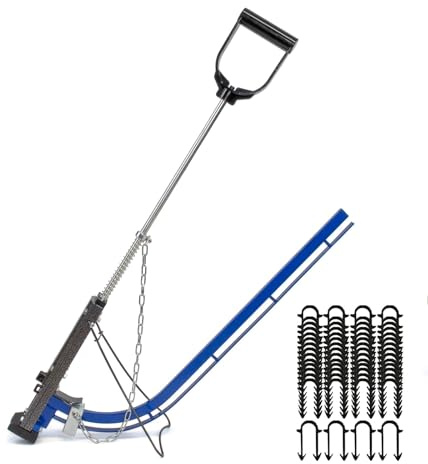 Underfloor Heating Pipe Tacker Gun, Professional Underfloor Heating Pipe Clip Staple Gun, with 300 Staples, φ20mm Tacker Staples, for Home Improvement Floor Warming Systems