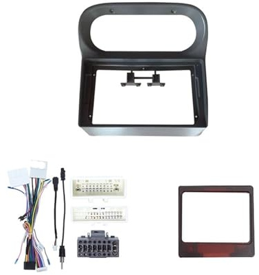 Autoradio Multimédia CD/DVD MP5 9 Pouces Compatible avec Renault Twingo 2005-2013 Façade d'autoradio Radio Cadre(Frame Cable Canbus 2)