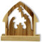 °° Weihnachtsschmuck Krippe aus Olivenholz