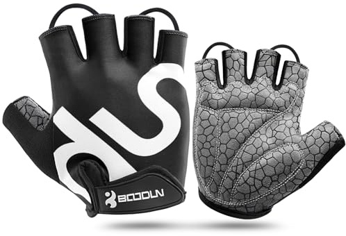 KONVINIT Fahrradhandschuhe Herren Damen Sommer - Radhandschuhe Halbfinger Fahrrad Handschuhe Freizeit für Mountainbike,Rennrad,Downhill,Pendler,Radler,Kajak,Roller,Segel,Ruder