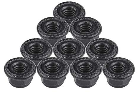 10 Stücke Kontermutter, CNC Metall 8mm Kontermuttern für 1/10 RC Auto Modell Axialteile