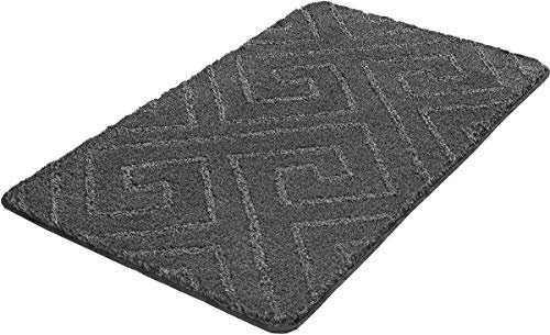 Kleine Wolke Badteppich Jenna, Schiefer 70x120 cm grau