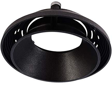 Reflektor Ring schwarz für LED Deckeneinbauleuchte Serie Uni II Mini aus Kunststoff D=63mm