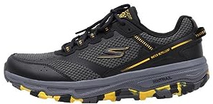 Skechers GOrun Trail Altitude Marble Rock Running Shoes - AW23 Black Yellow