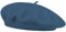 Van Der Rich ® - Baskenmütze (100% Wolle) Französisch Einfarbig - Damen (Blau, One Size)