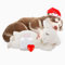 ALL FOR PAWS Heartbeat Dog Toy for Puppy, Dog Plush Toy with Heartbeat Snuggle Sheep for Separation Anxiety Relief Behavioral aid for Pets(White Sheep with Heartbeat + Warm Bag)