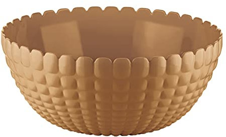 Guzzini - Tiffany, récipient en plastique recyclé, bol XL - terre cuite, Ø 30 x h13 cm | 5000 cc - 213830242