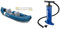 Sevylor Tahaa Kit Kajak inkl. Paddel, Kanu aufblasbar 2 Personen, aufblasbares Kajak mit robuster PVC-Außenhülle & 2000019887 manuelle Luftpumpe, blau, 2 x 2 Liter (46 x 22 cm)