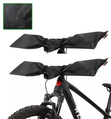 2 Pack Lenkerschutzhülle Ebike Transportschutz | Schutz vor Nässe, Staub und Schmutz etc. | Regenschutz Lenkerschutz Schutzhülle