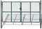 ZEYUAN Double Door Fence Gate Powder-Coated Steel,Garden Gates High galvanised wrought iron metal swing gate