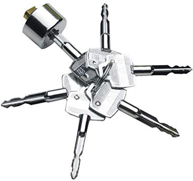 GOBBIS Schließzylinder,Zylinderschloss Universal-Kupfer Türschloss 18mm Zylinder mit 6 Schlüsseldrehschalter for die Türschließzylinder Ersatzteile Hardware (Color : Bronze)