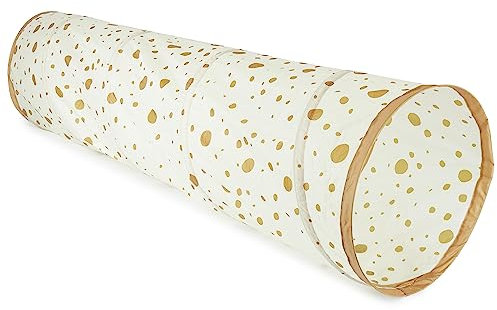 Bieco XXL Krabbeltunnel Dots ab 1 Jahr | 180 x 46 cm | Spieltunnel Kind und Baby | Farbenfroh | Tunnel Kinder | Spielzelt | Hundetunnel | Hunde Spieltunnel |Krabbeltunnel Baby