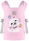 GAGAKU Puppentragetasche Reborn Baby Zubehör Puppentrage Puppen Kinder 100% Baumwolle Puppen ab 3 Jahre Kinder - Rose Katze