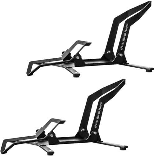 SHREDBROTHERS Fahrradständer Mountainbike Fahrradhalter Boden 26 - 29 Zoll E Bike Rennrad Rad Ständer eBike Ständer f. Hinterrad und Vorderrad Präsentationsständer Abstellständer, 2 Stück