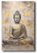 LZIMU Buddha Leinwand Bilder Buddha und goldene Schmetterlingsgemälde Drucke Zen Bilder buddhistische spirituelle Kunstwerke für Yoga Spa Meditationsraum Gerahmt (Bild-1, (40.00 x 60.00 cms))
