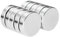 König Design 10 Stück Neodym Power Magnet Silber - Scheibenmagnet extra stark rund - Durchmesser 20x5mm hoch - Starke Magneten Supermagnet - Haftkraft ca. 9kg - für Magnettafel, Werkstatt, Kühlschrank