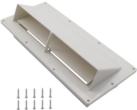 RV Cooker Vent Vent | RV Cooker Hood Vent | RV Vent Vent - RV Vent, Outdoor Ventilation with Lock Flap, Screws Included, for Living