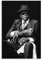KPOKAHT Jazz Bluesman John Lee Hooker Gemälde auf Leinwand, Wandkunst, Poster, Rollbild, Wanddekoration, Heimposter, 30 x 45 cm