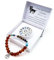 AB Viking Crafts Sternzeichen Edelstein Armband in Geschenkbox | Schutz Glück Liebe Energie (Widder Karneol, 18 cm)