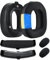 MMOBIEL A50 Gen 4 Mod Kit – Ear Pads, Headbands Replacement and Microphone Foam for Logitech G Astro A50 Gen 4 Headset Cooling Gel Ear Pad Cushions - Protein PU and Velour Headband - Black