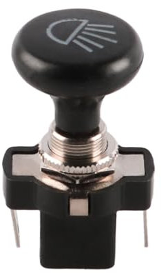 Sarini Interruptor de Faro de Coche de 12 V, Compatible con Interruptor de Repuesto para Tractor de Coche, Interruptor de tracción Integrado de 12 V para automoción