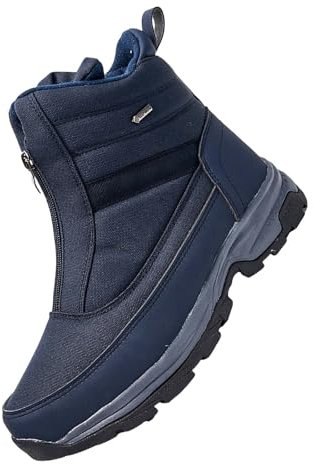 Stivali da caccia per gli uomini coppia stivali da neve moda casual scarpe da ginnastica donna stivali da neve invernali imbottiti caldi stivali da uomo, Blu, 38 2/3 EU