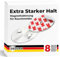Rauchmelder Magnethalter 8er Set mit extra starken Klebepads - ohne Bohren und Schrauben - Magnethalterung geeignet für alle gängigen Rauchmelder und Feuermelder - Selbstklebende Befestigung