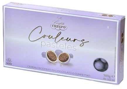 Generico Confetti CRISPO Couleurs Pasteles Colore Lilla Pastello 500 gr